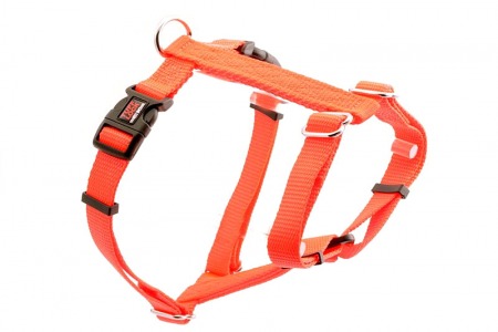 Premium Tuff Lock Cat Harness - orange_figure-h_harness