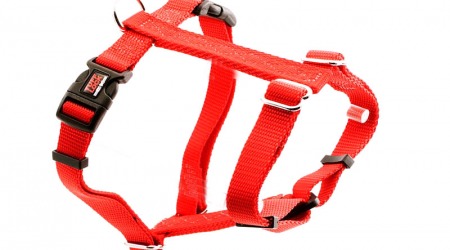 Premium Tuff Lock Cat Harness - red_figure-h_harness